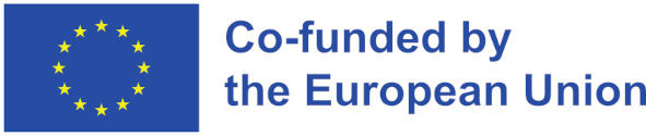 The image is a notice that displays the flag of the European Union with a notice that reads "co-funded by the European Union"
